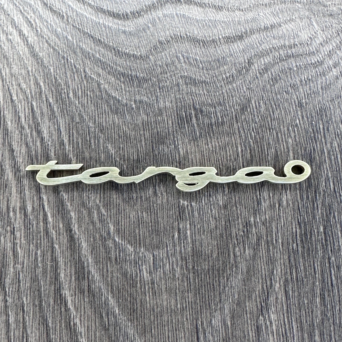 Targa Porsche Brass Keychain