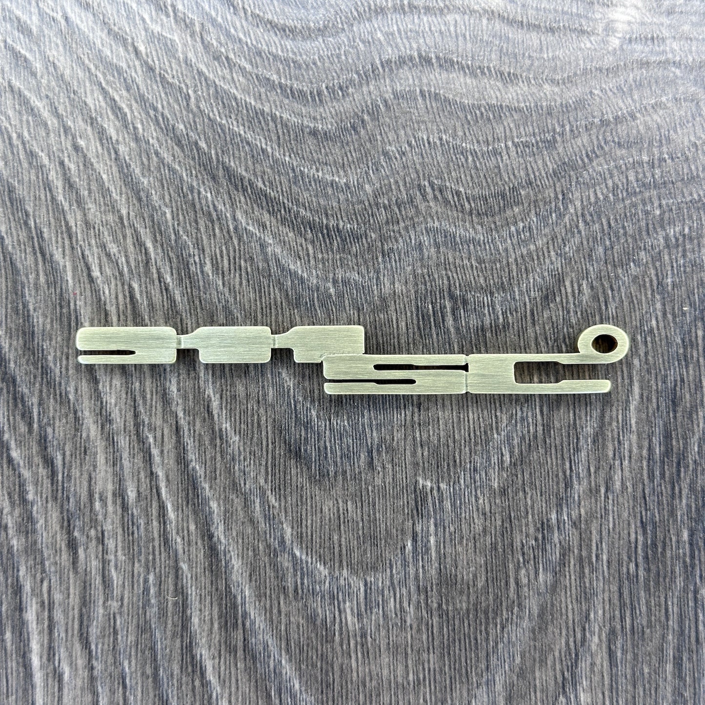 911SC Brass Porsche Keychain