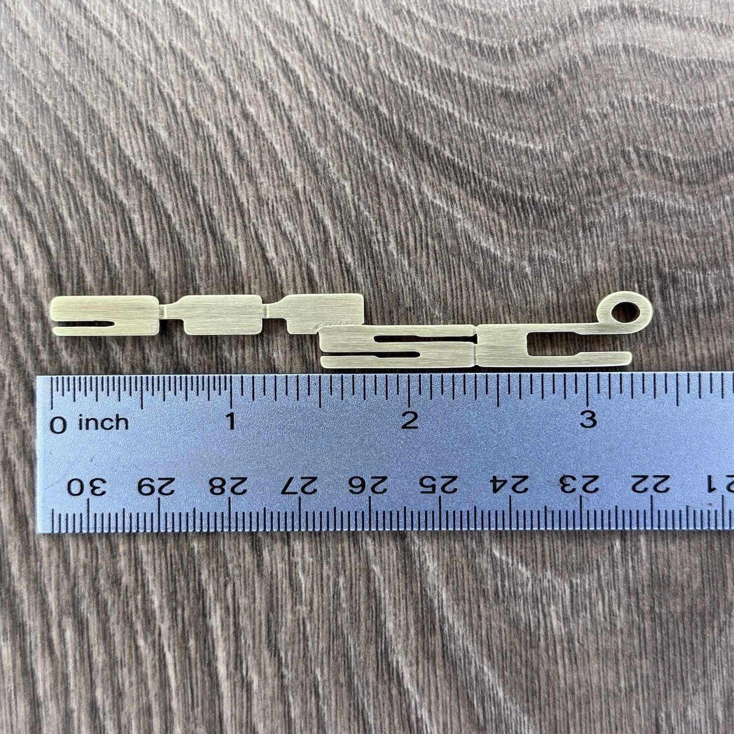 911SC Brass Porsche Keychain