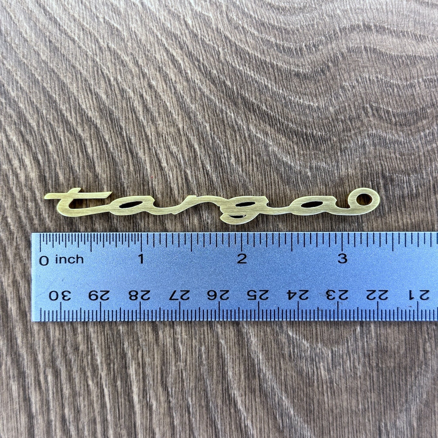 Targa Porsche Brass Keychain