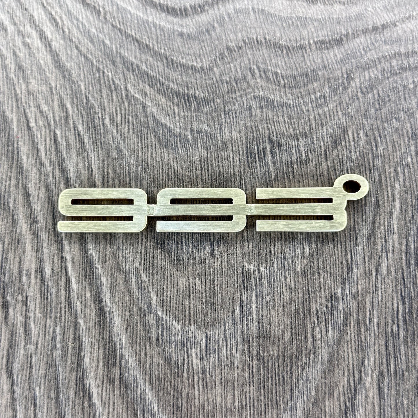 993 Brass Porsche Keychain